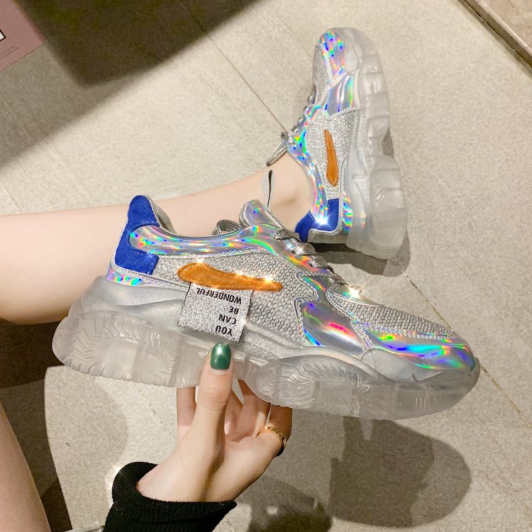Laser Silver Cool Shoes BE777