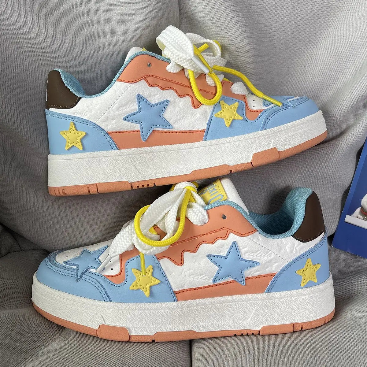 Purple Dopamine Star Sneakers Shoes