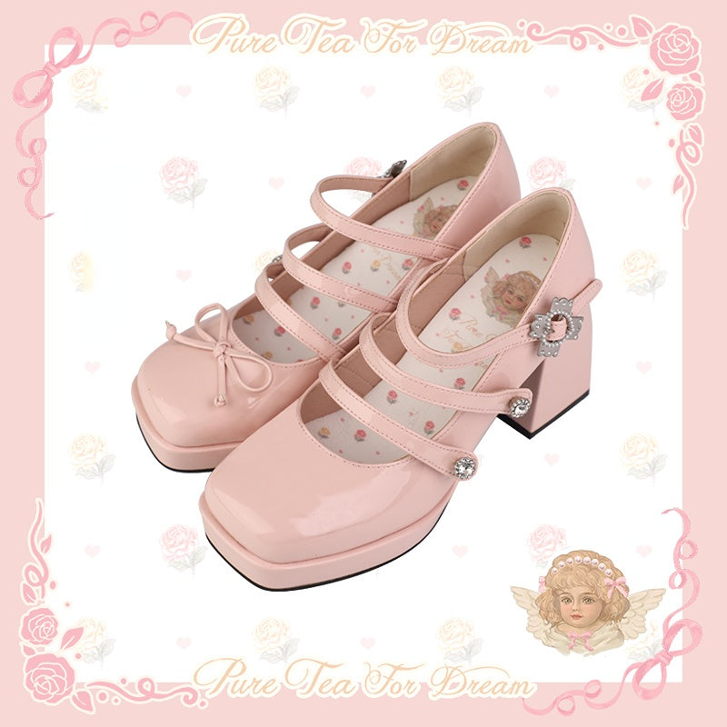 Sweet Angel Cute Kawaii Heels Lolita Shoes ON615