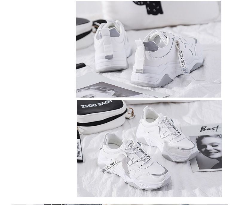 Lettering Panel Platform Chunky Sneakers