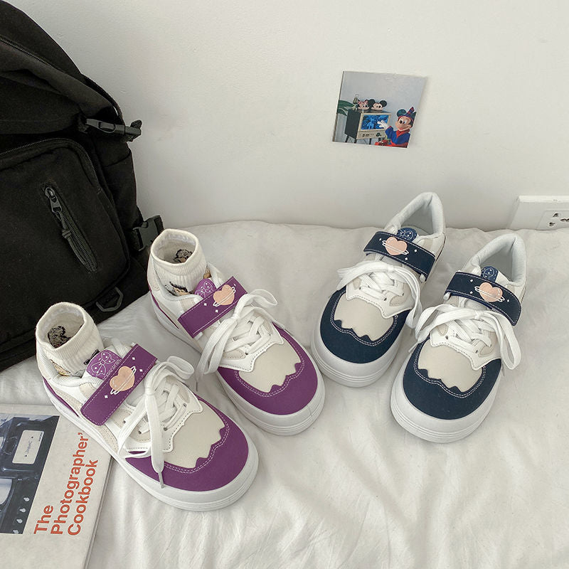 Kawaii Lolita White Spring Sport Shoes