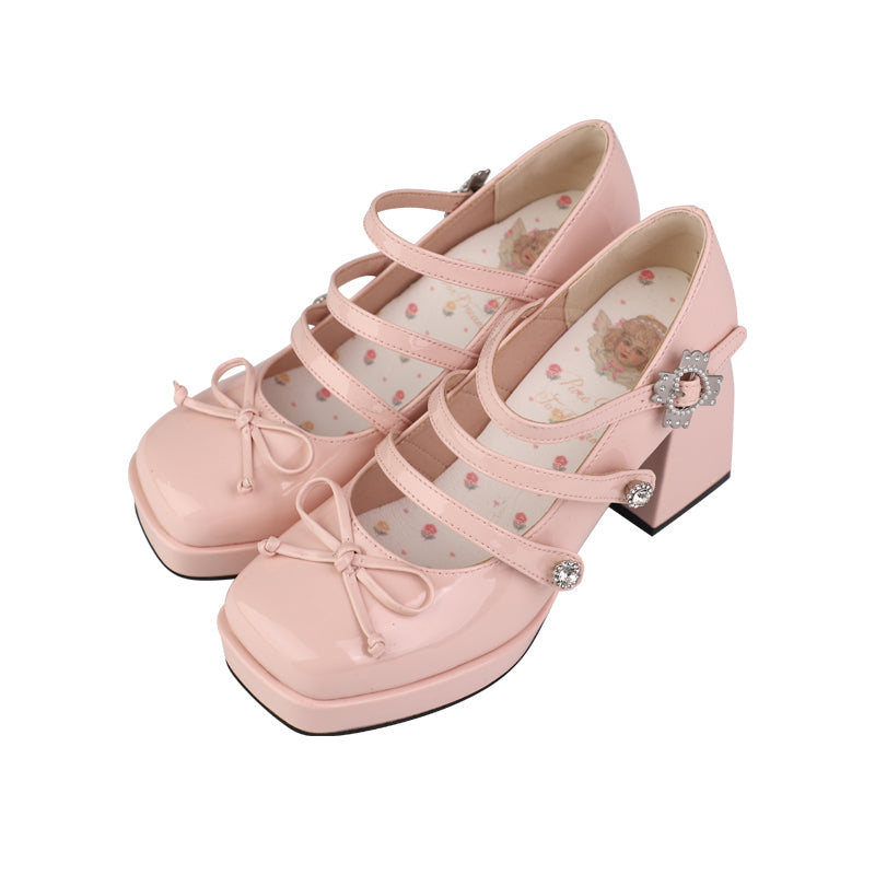 Sweet Angel Cute Kawaii Heels Lolita Shoes ON615