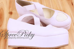 J-Fashion Harajuku Lolita Comfortable Low-cut Platform Shoes