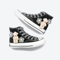Japanese Hand Made Bear High Top Sneaker