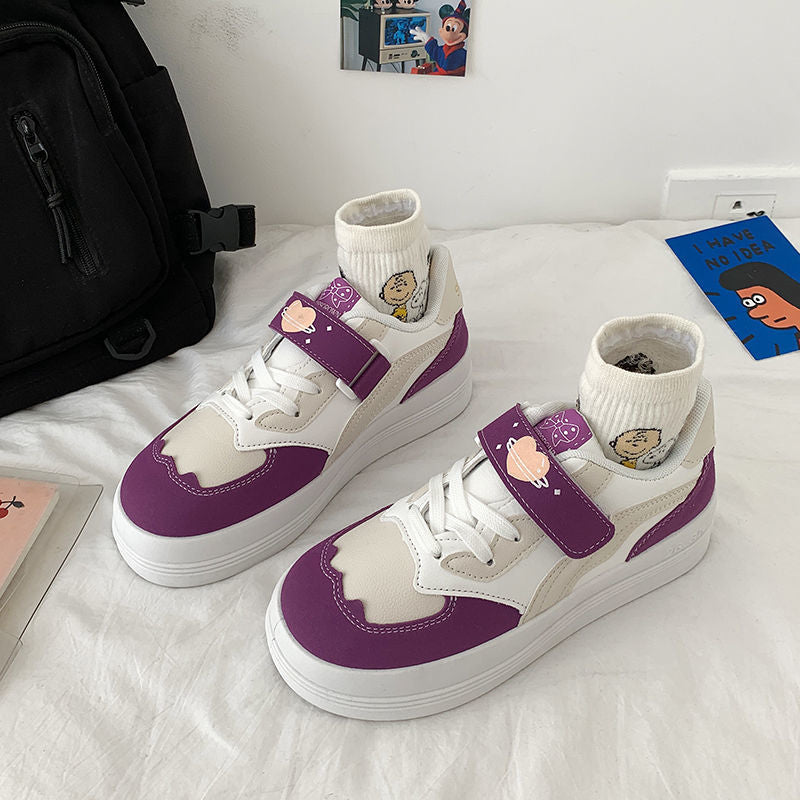 Kawaii Lolita White Spring Sport Shoes