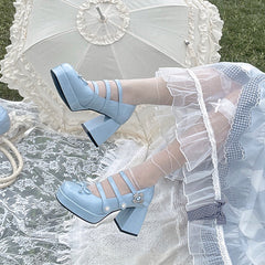 Sweet Angel Cute Kawaii Heels Lolita Shoes ON621