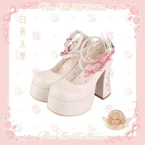 5 Colors Cute Heels Pastel Elegant Shoes ON612
