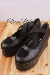 J-Fashion Harajuku Lolita Comfortable Low-cut Platform Shoes