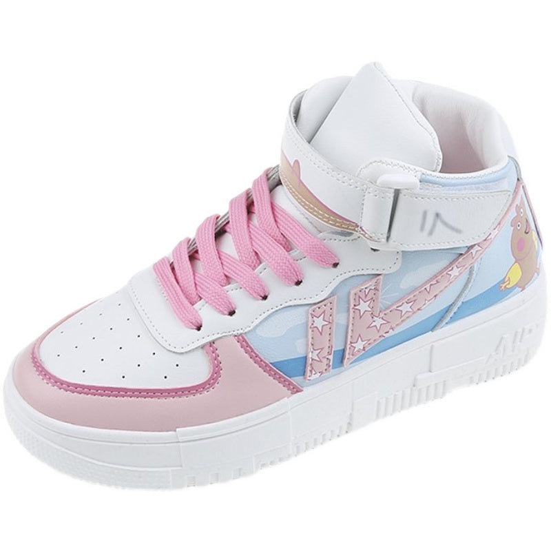 Ulzzang Pink Star Sneakers BE844