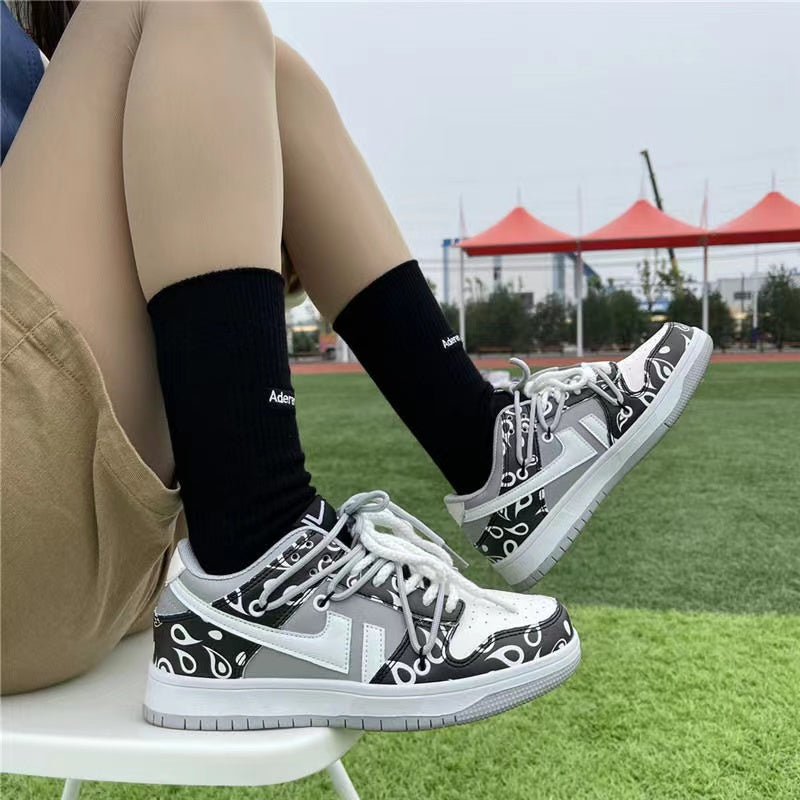 Vintage Casual Gray Shoes