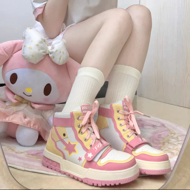 High-top Versatile Star Shoes W626