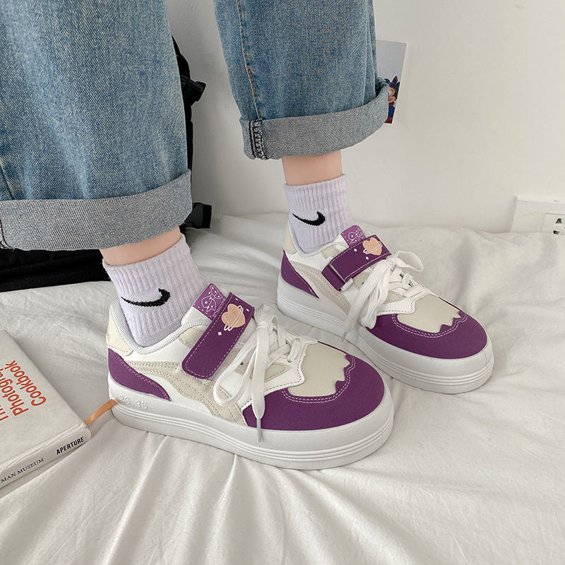 Kawaii Lolita White Spring Sport Shoes