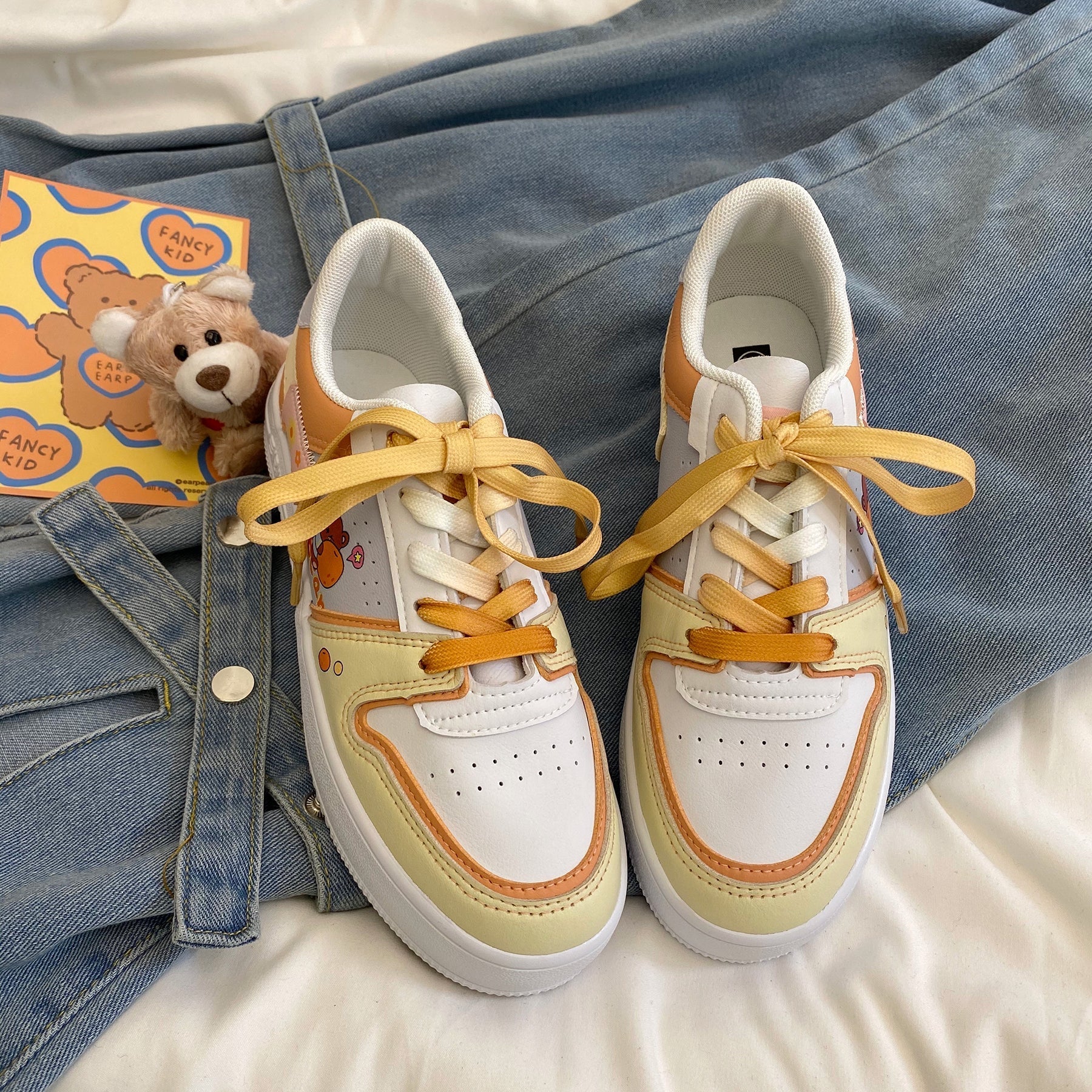 Ulzzang Sports Yellow Shoes