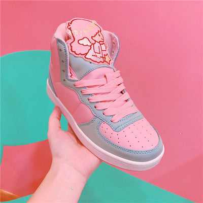 Cute Macaron Pink Shoes