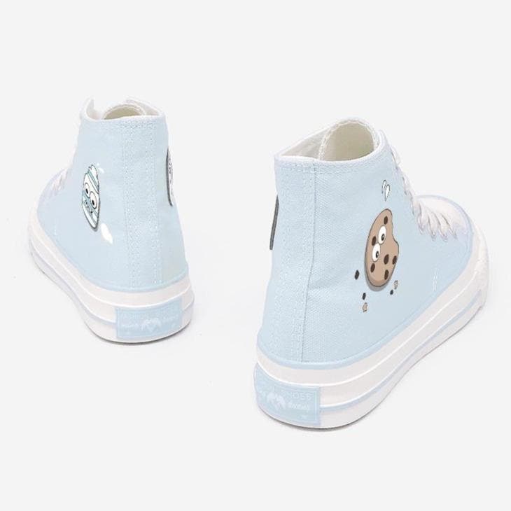 Cute Milk Cookie Canvas Shoes