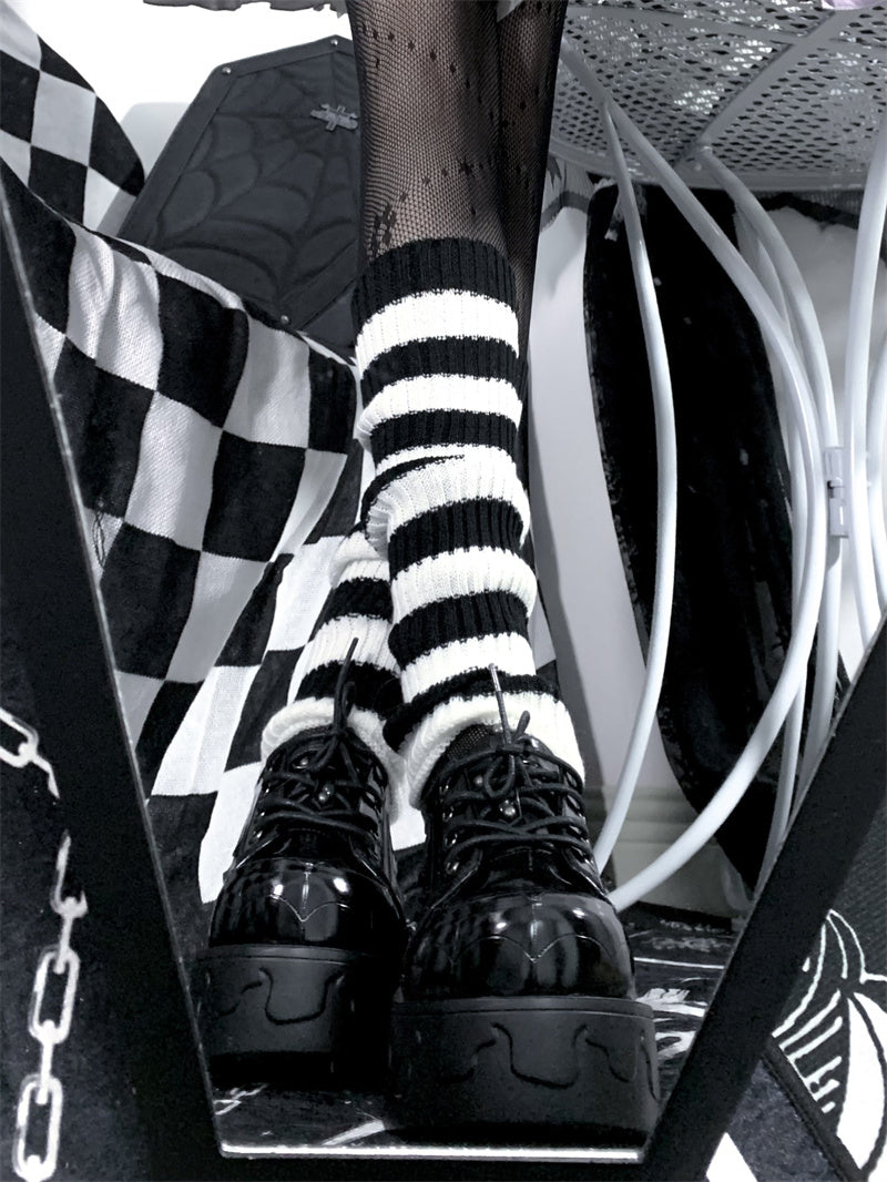 Black Pink Sweet Elena Platform Shoes ON294
