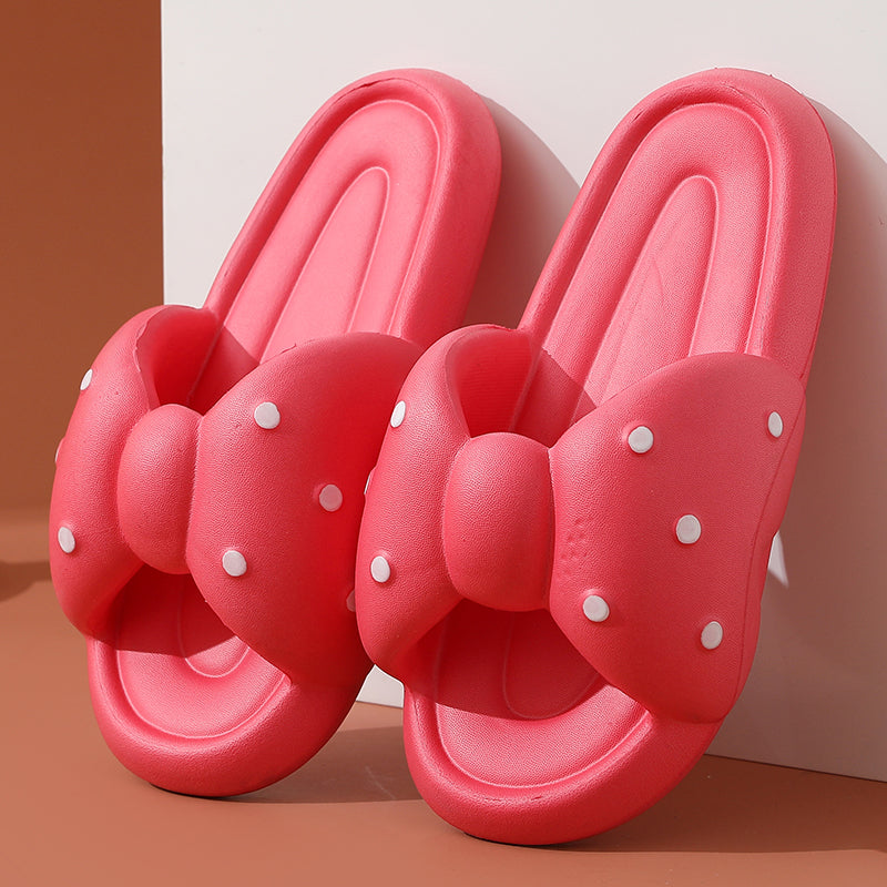 Kawaii Sweet 6 Colors PolkaDots Bow Sandals ON877