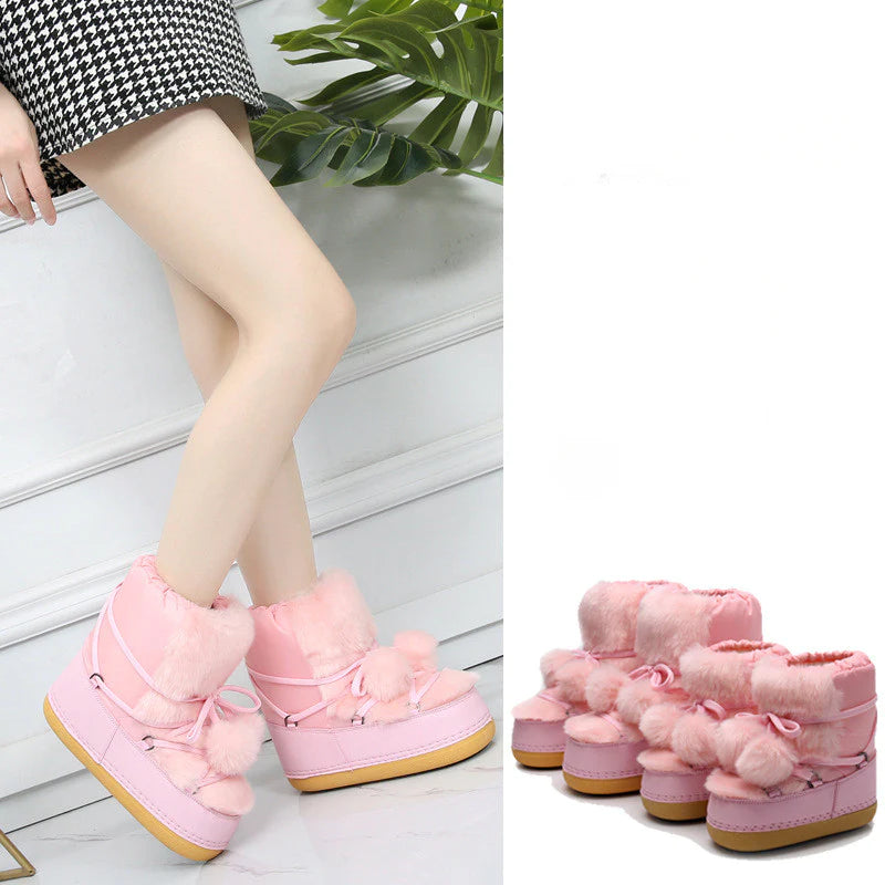 Women Winter  Fluffy Snow Boots MK19351