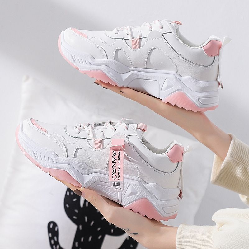 Lettering Panel Platform Chunky Sneakers