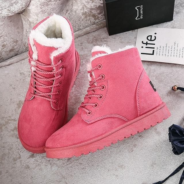 5 Colors Warming Fleece Boots