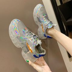 Laser Silver Cool Shoes BE777