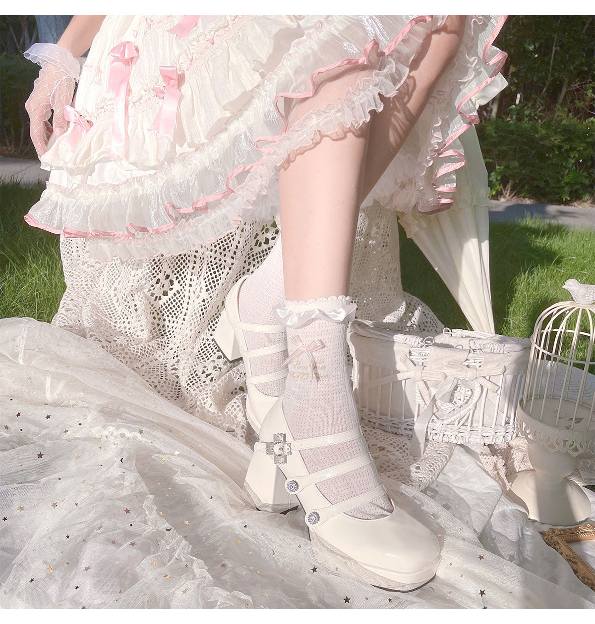Sweet Angel Cute Kawaii Heels Lolita Shoes ON615