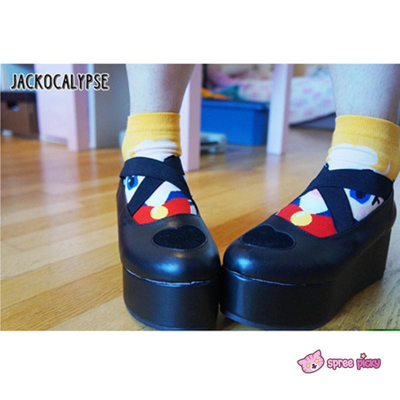 J-Fashion Harajuku Lolita Comfortable Low-cut Platform Shoes