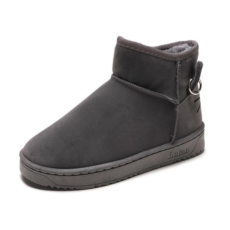 Black/Grey/Beige/Khaki Cute Cat Snow Boots