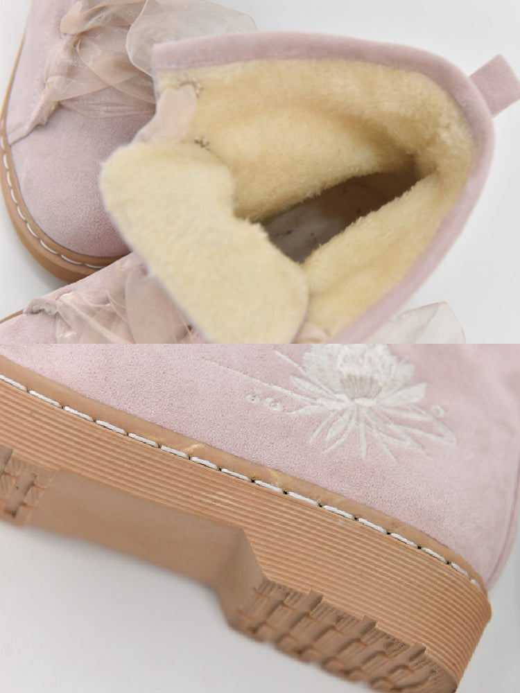 Lotus Fairy Apricot/Pink Boots BE750