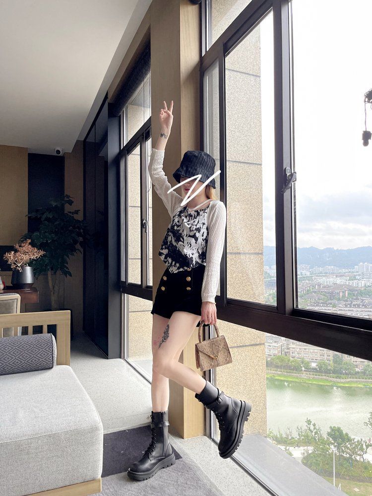 Kawaii Platform Lace-Up Short Boots YP1016