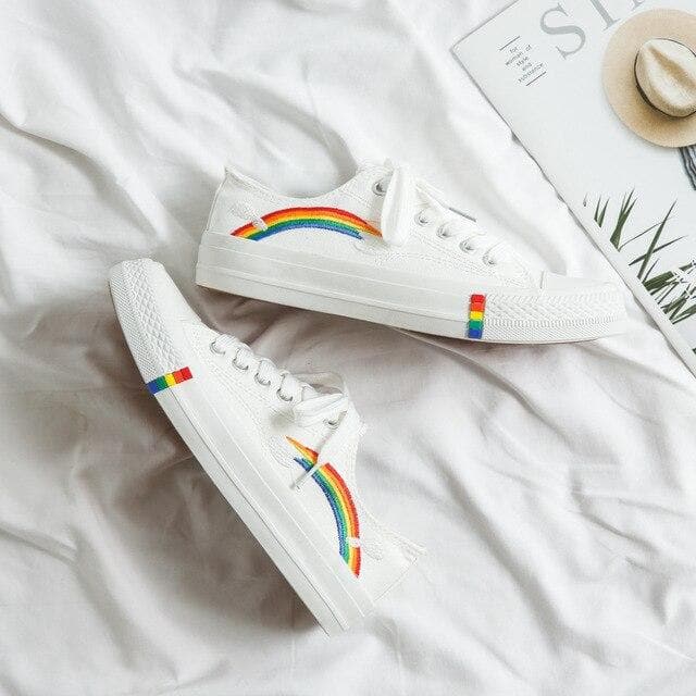 Rainbow Casual Canvas Shoes