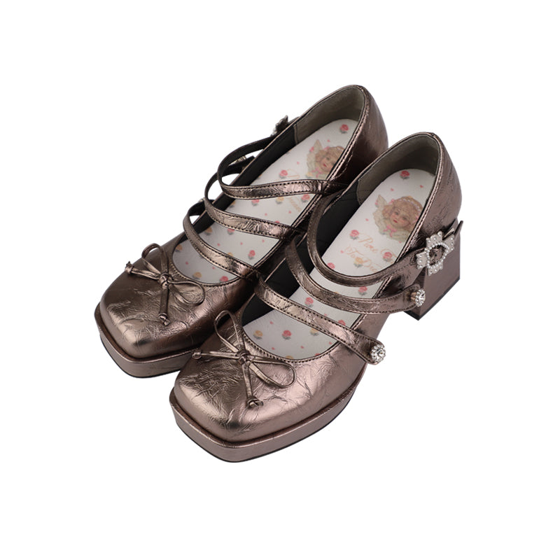 Sweet Angel Cute Kawaii Heels Lolita Shoes ON615