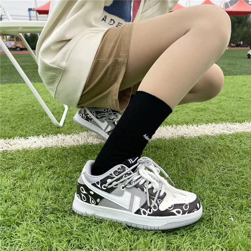 Vintage Casual Gray Shoes