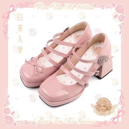 Sweet Angel Cute Kawaii Heels Lolita Shoes ON615