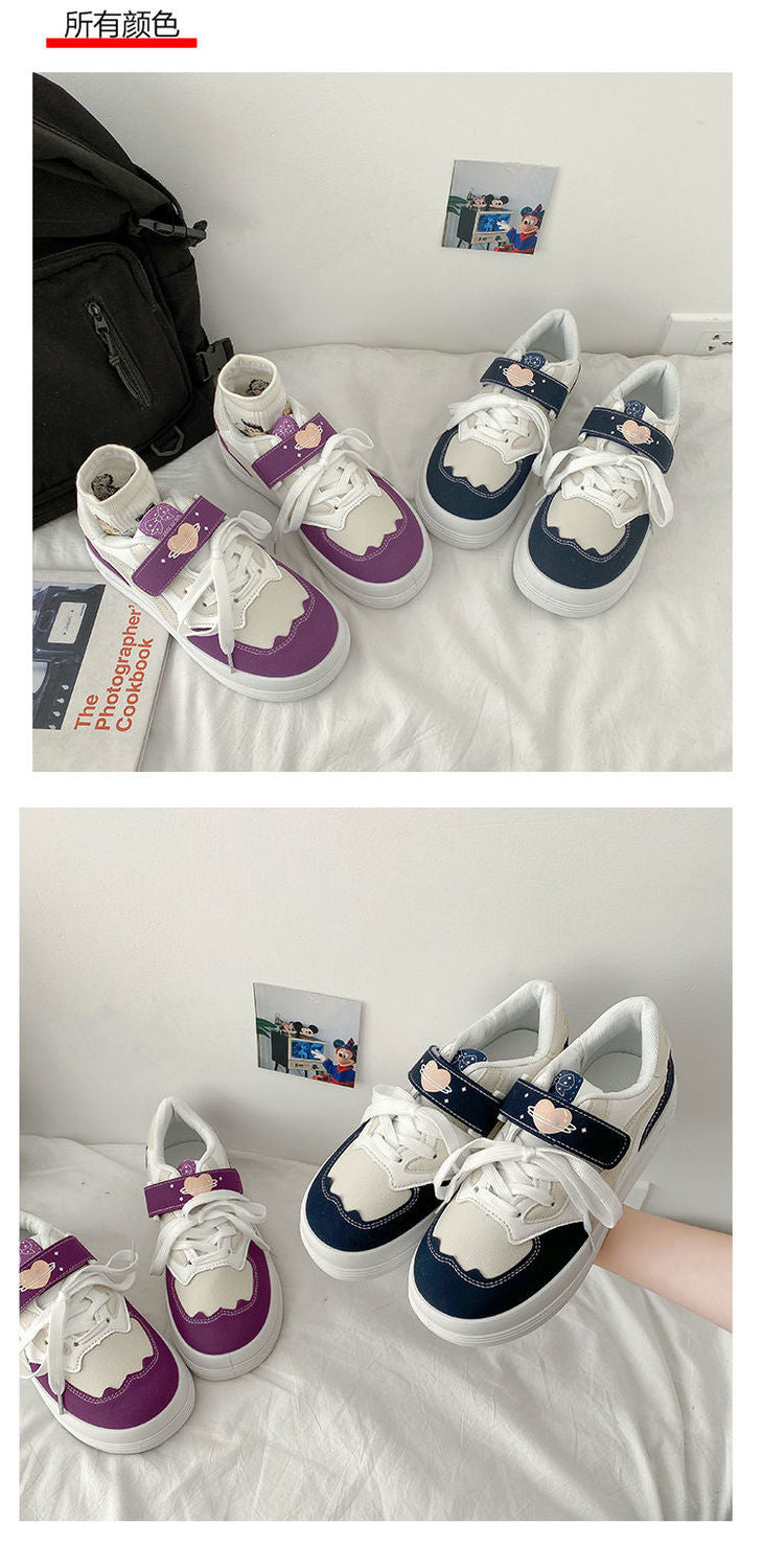 Kawaii Lolita White Spring Sport Shoes