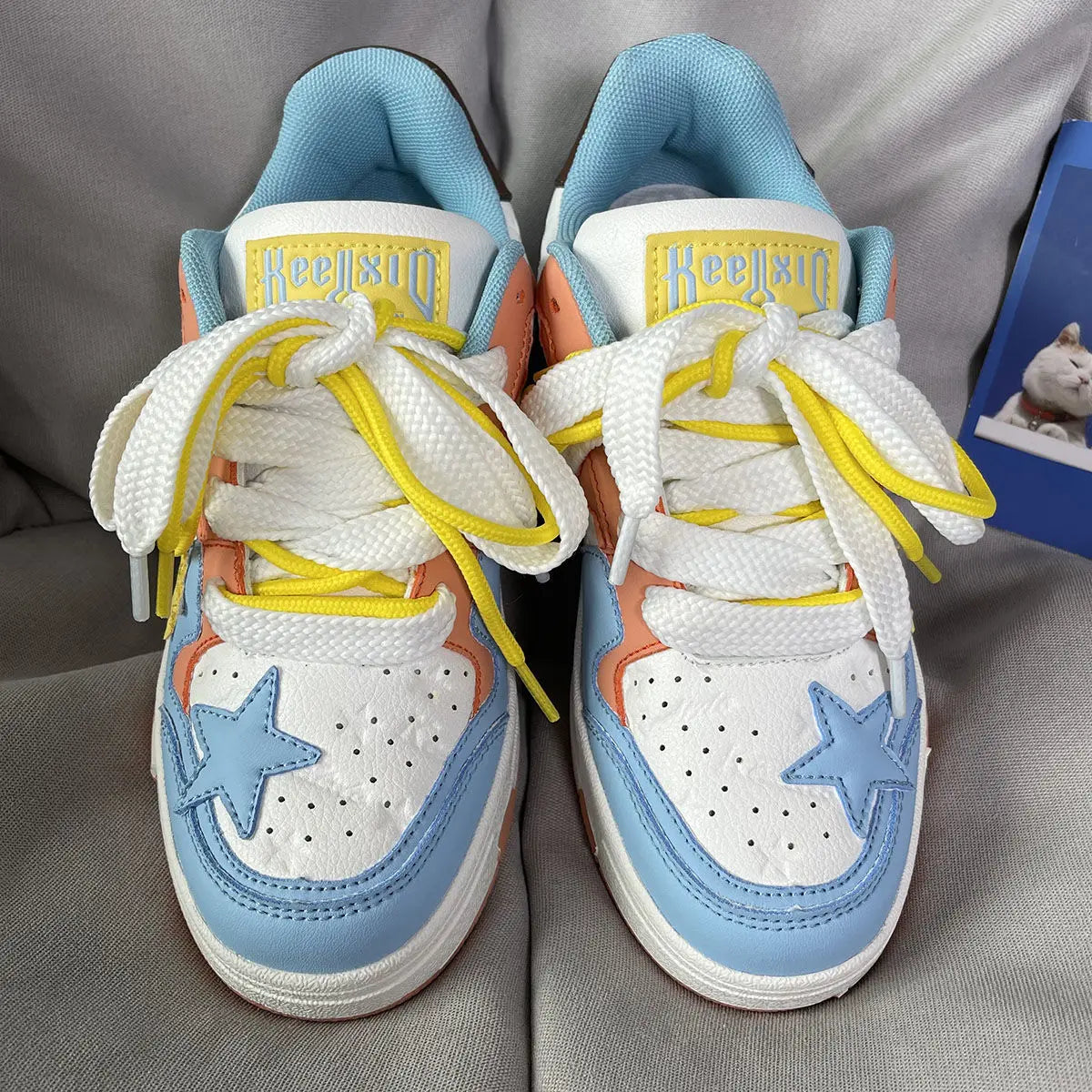 Purple Dopamine Star Sneakers Shoes