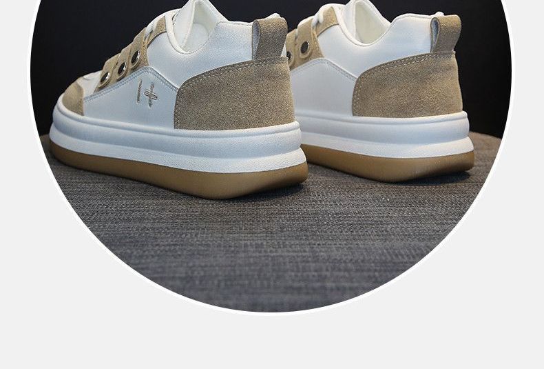 Two-Tone Platform Sneakers YP578