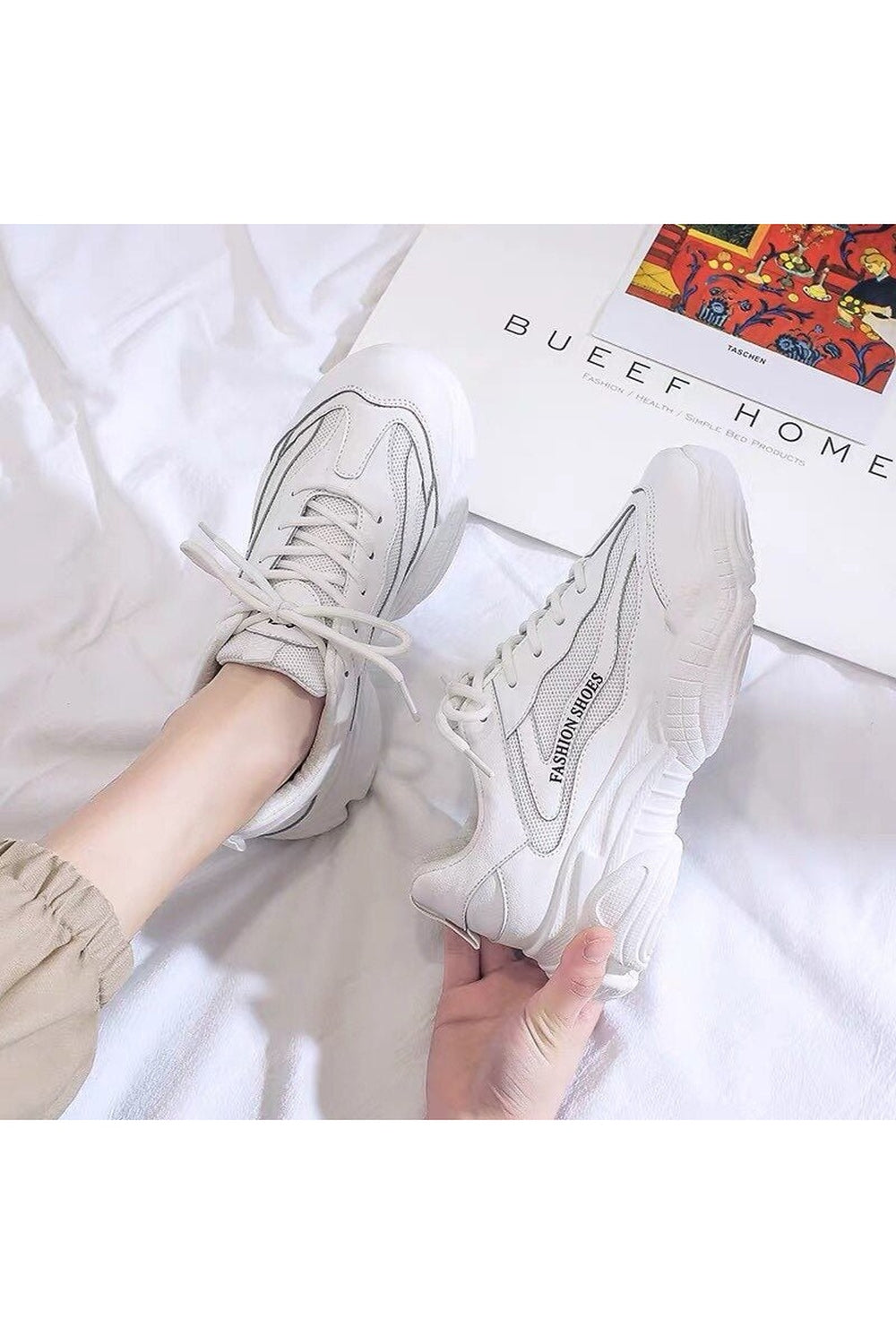 90s Breathable Casual Platform Sneakers