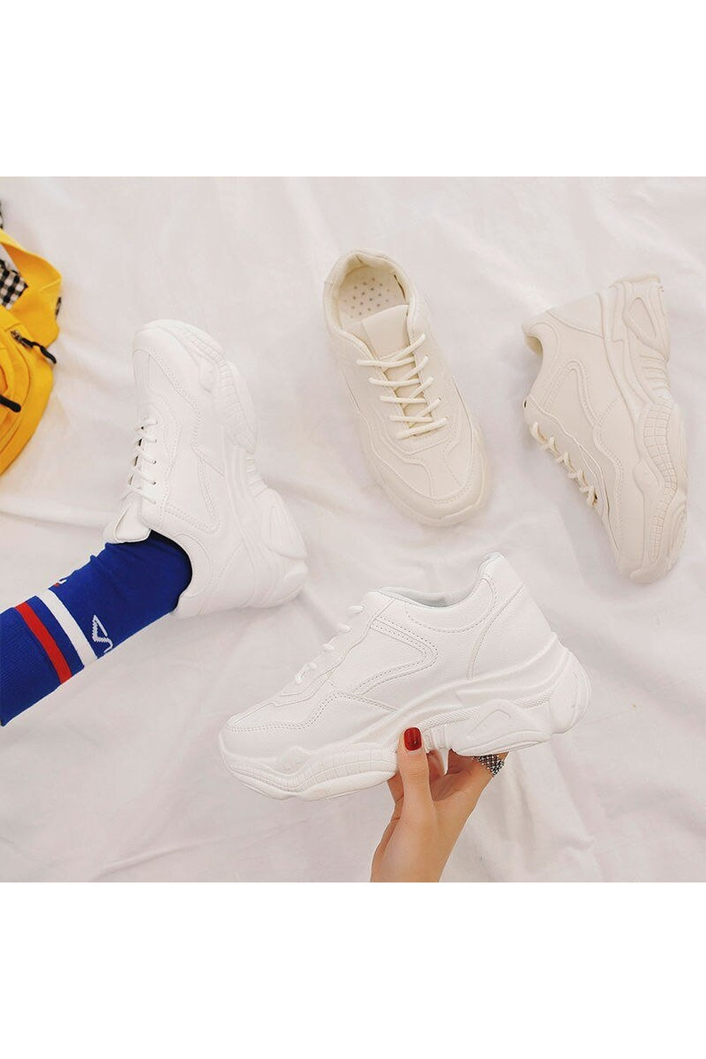 90s Breathable Casual Platform Sneakers