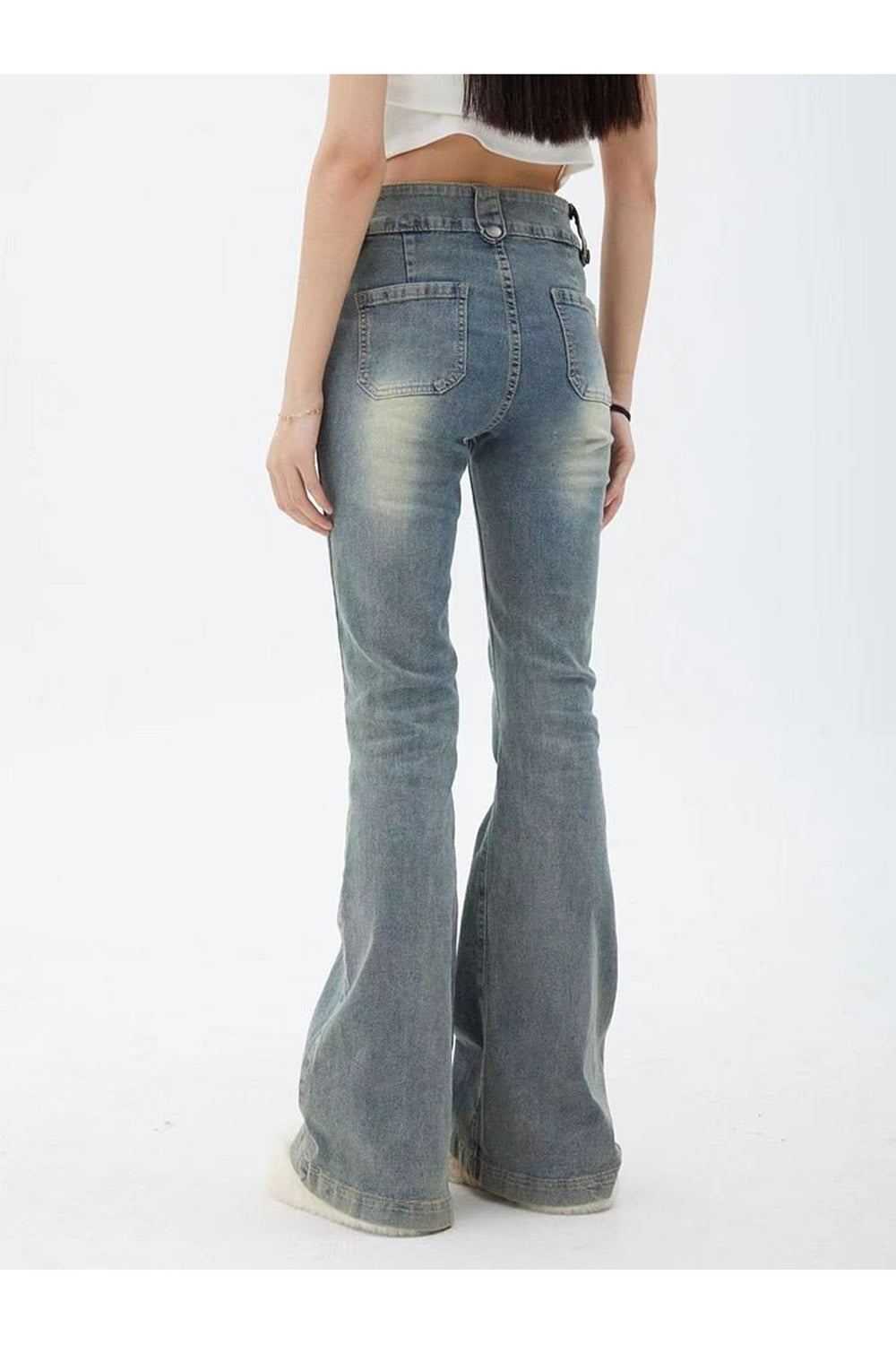 90s High Waist Flare Jeans