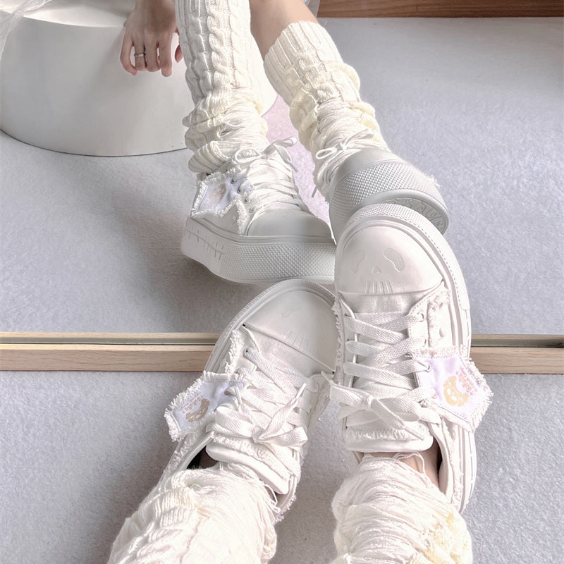 Raquel Emo Style Kawaii Skull Shoes ON295