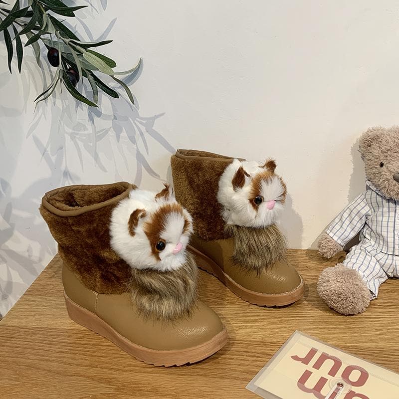 Sweet Keep Warm Cat Head Snow Boots SS0633