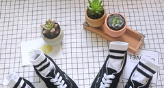 Fruit Canvas Black Shoes BE784