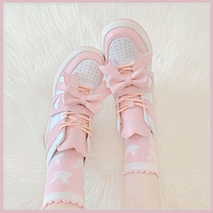 Lolita High-top Black/Blue/Green/Pink Sneakers BE855