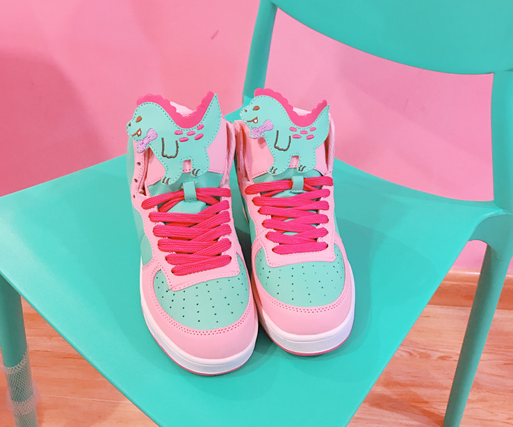Cute Macaron Pink Shoes