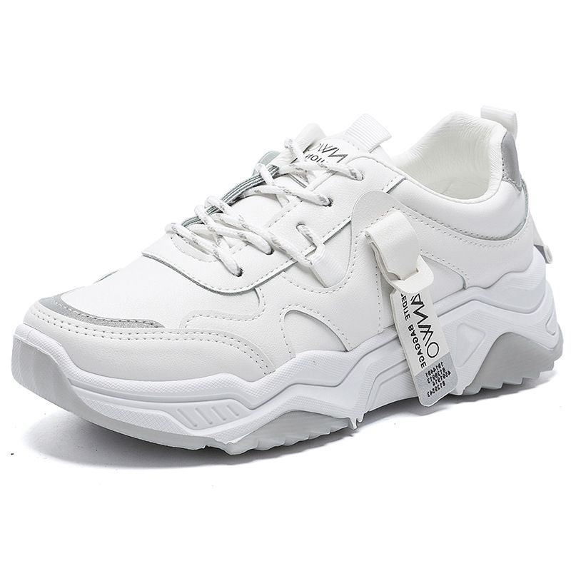 Lettering Panel Platform Chunky Sneakers