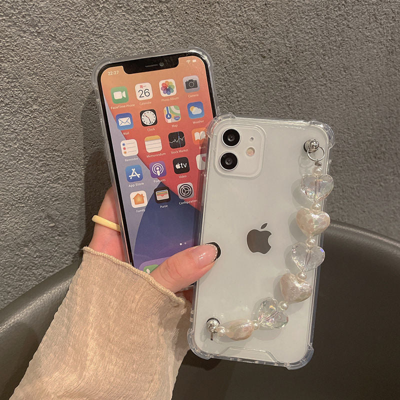 Adrette transparente weiche Hülle für iPhone