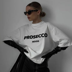 T-Shirt Round Neck Loose Short Sleeve Top