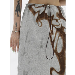 Storm Swirl Maxi Skirt