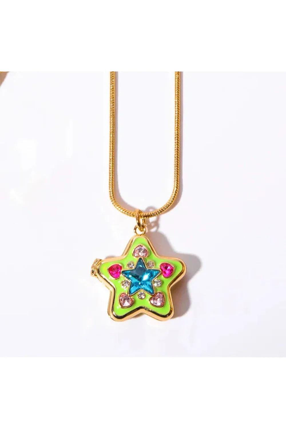 Collier cadre photo en forme de cœur